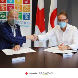 Quadpack Foundation and the Red Cross in Catalunya sign collaboration agreement